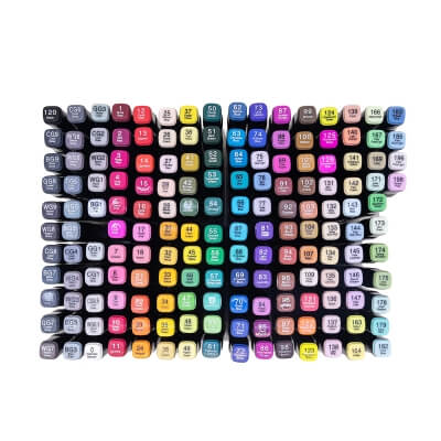 Маркеры Touch Cool для скетчинга, 168 цветов-3