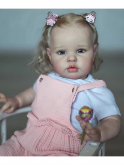 Мягконабивная кукла реборн Эмма, 60 см-5