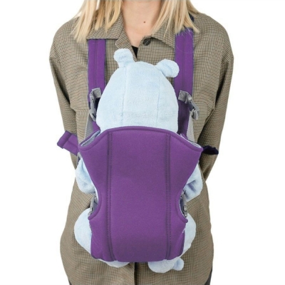 Рюкзак кенгуру для ребенка Baby Carrier Фиолетовый-2