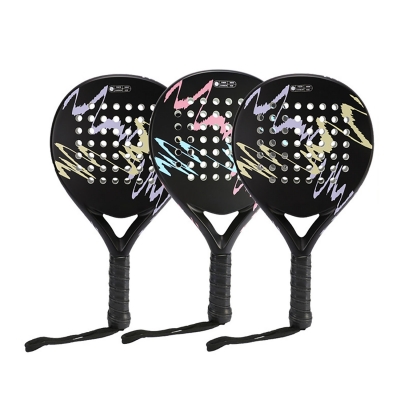 Ракетка для падел тенниса PowerPadel Pro черная-2